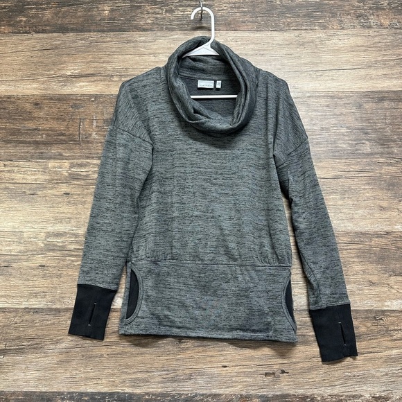 Athleta Gray Cowl Neck Sweater Sweatshirt - Picture 1 of 7